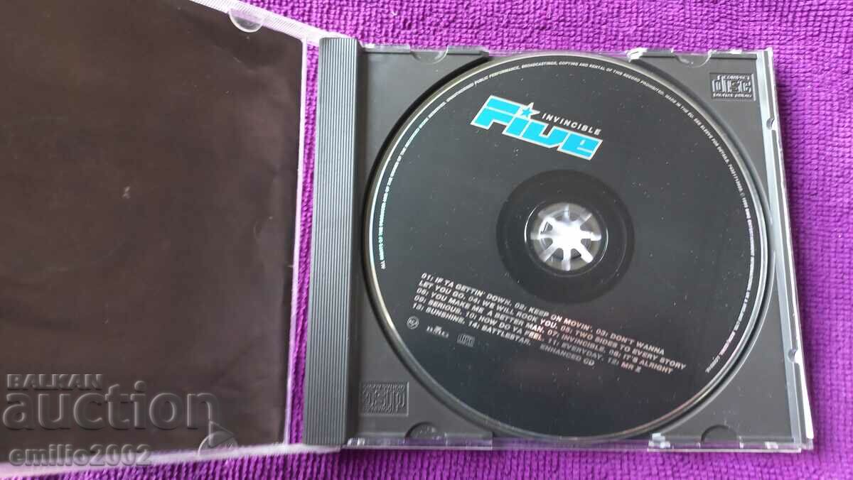 Audio CD Invincible five with price 2.99 BGN | € 1.53