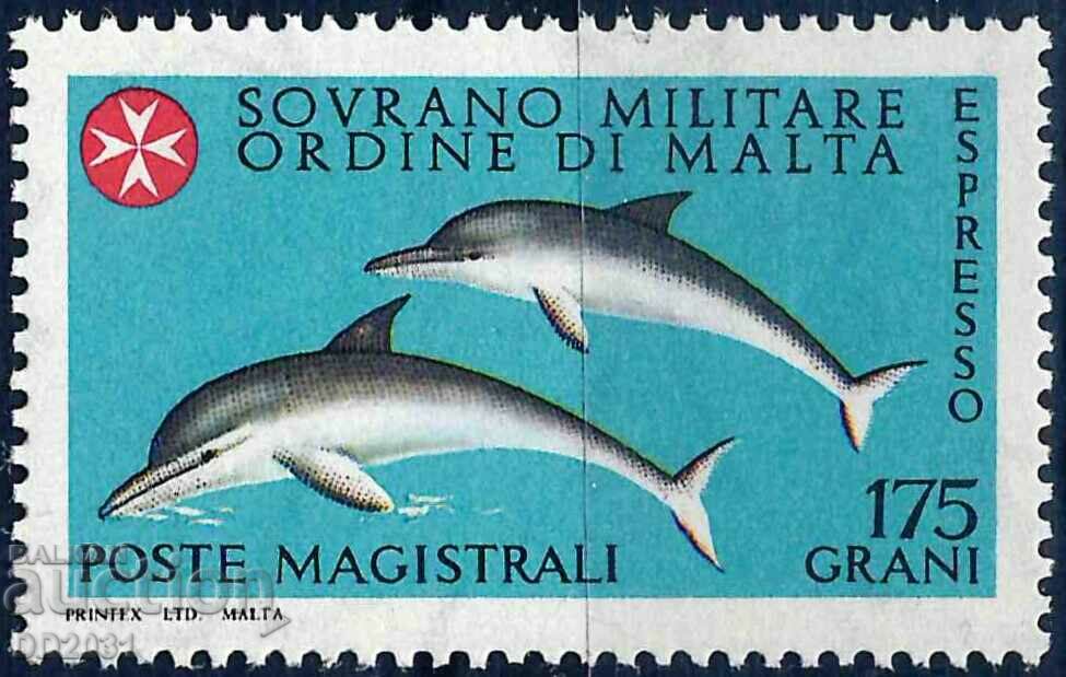 Sovereign Order of Malta 1980 - Dolphins MNH