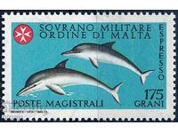 Суверенен малтийски орден 1980 - делфини MNH