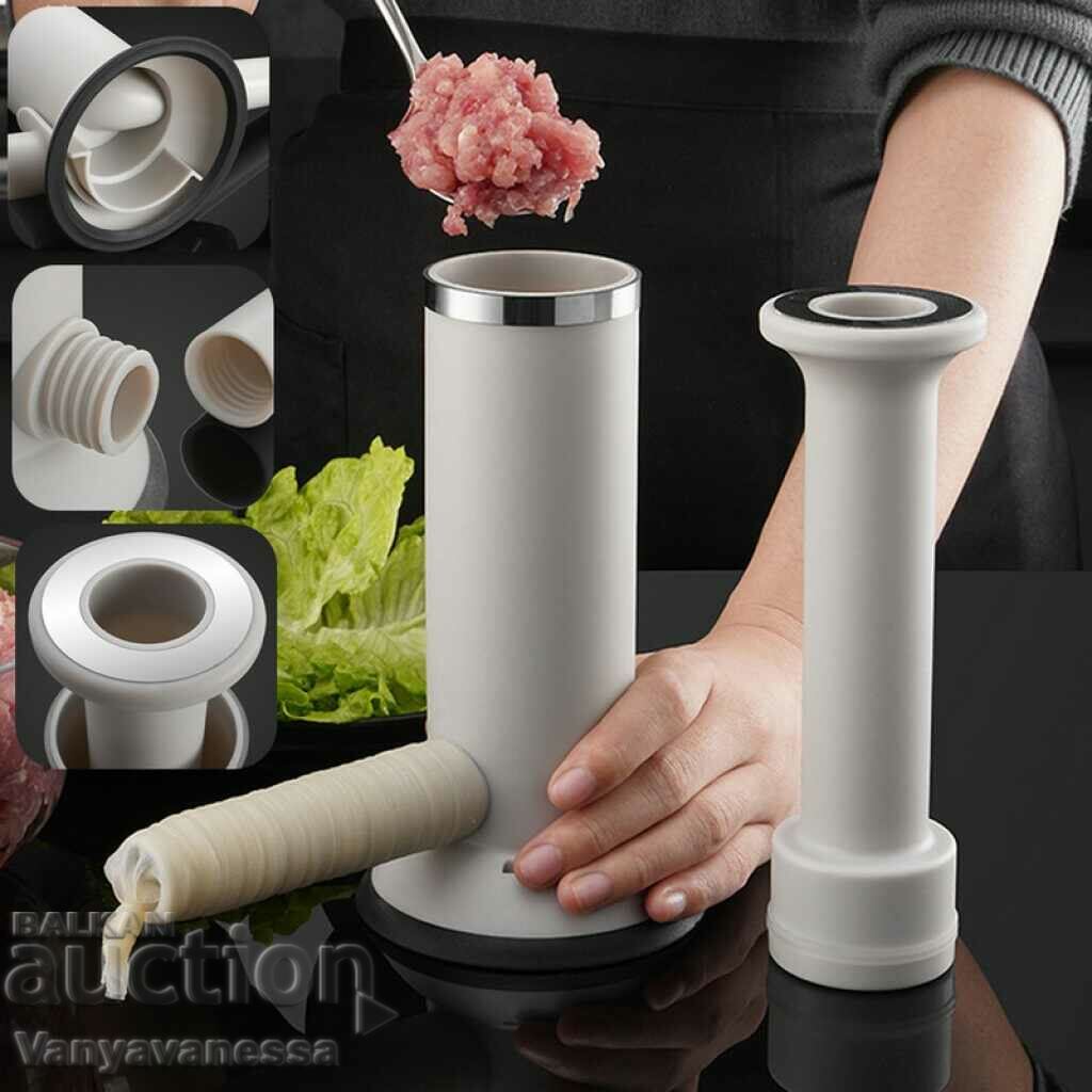 Manual sausage stuffer - the perfect tool with price 12.60 BGN | € 6.44 Manual sausage stuffer - the perfect tool with price 12.60 BGN | € 6.44
