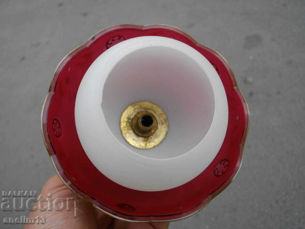 OLD PORCELAIN CHANDELIER LAMP - 6