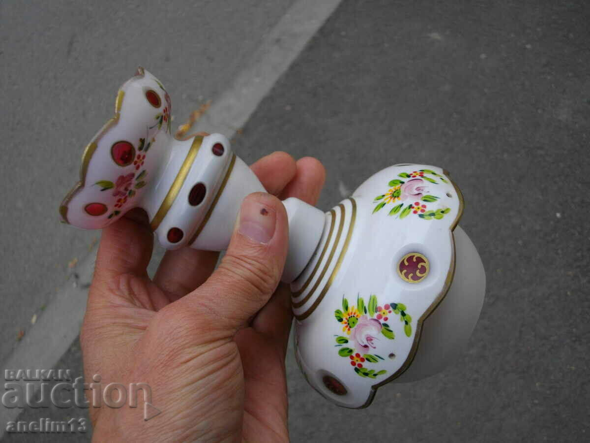 OLD PORCELAIN CHANDELIER LAMP