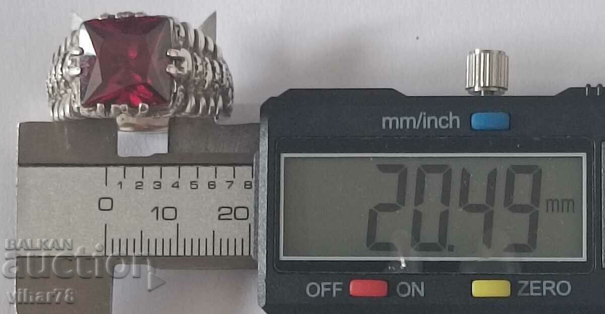 Solid silver ring - 6 Solid silver ring - 6