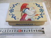 Wooden box "SLOVAKIA" for jewelry and others