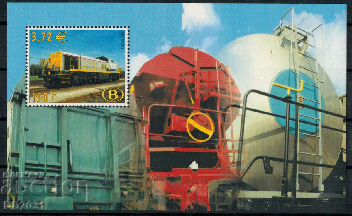 Belgia 2000 - vagoane locomotive MNH