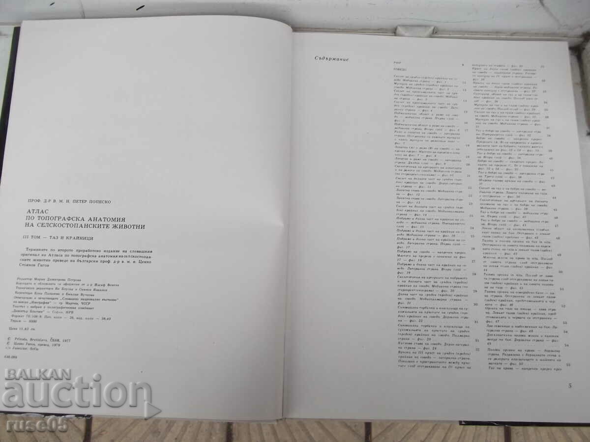 Book "Atlas of topographical anatomy-III volume-P. Popesco"-206p with price 150.00 BGN | € 76.69 Book "Atlas of topographical anatomy-III volume-P. Popesco"-206p with price 150.00 BGN | € 76.69