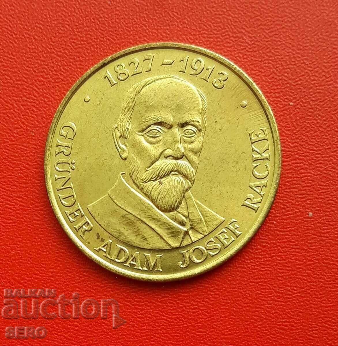 Germany-medal/plaque/ 1980-Adam Josef Racke-entrepreneur