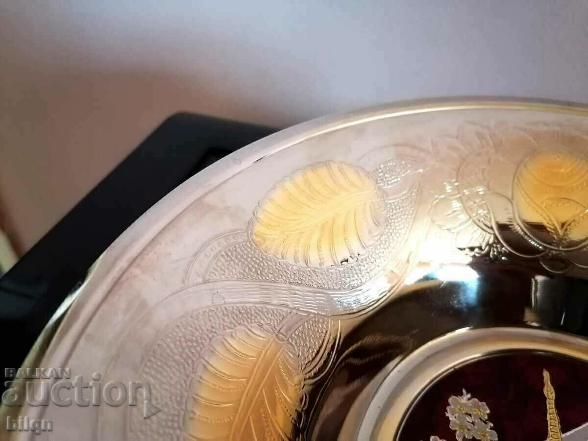 Delivery of Great Gold Plated Fruitiera 24K