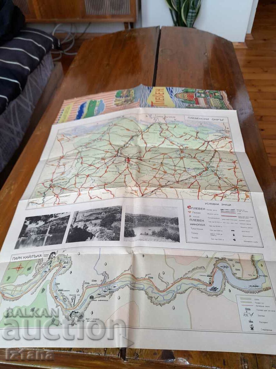 Auction Old map, brochure Pleven Auction Old map, brochure Pleven