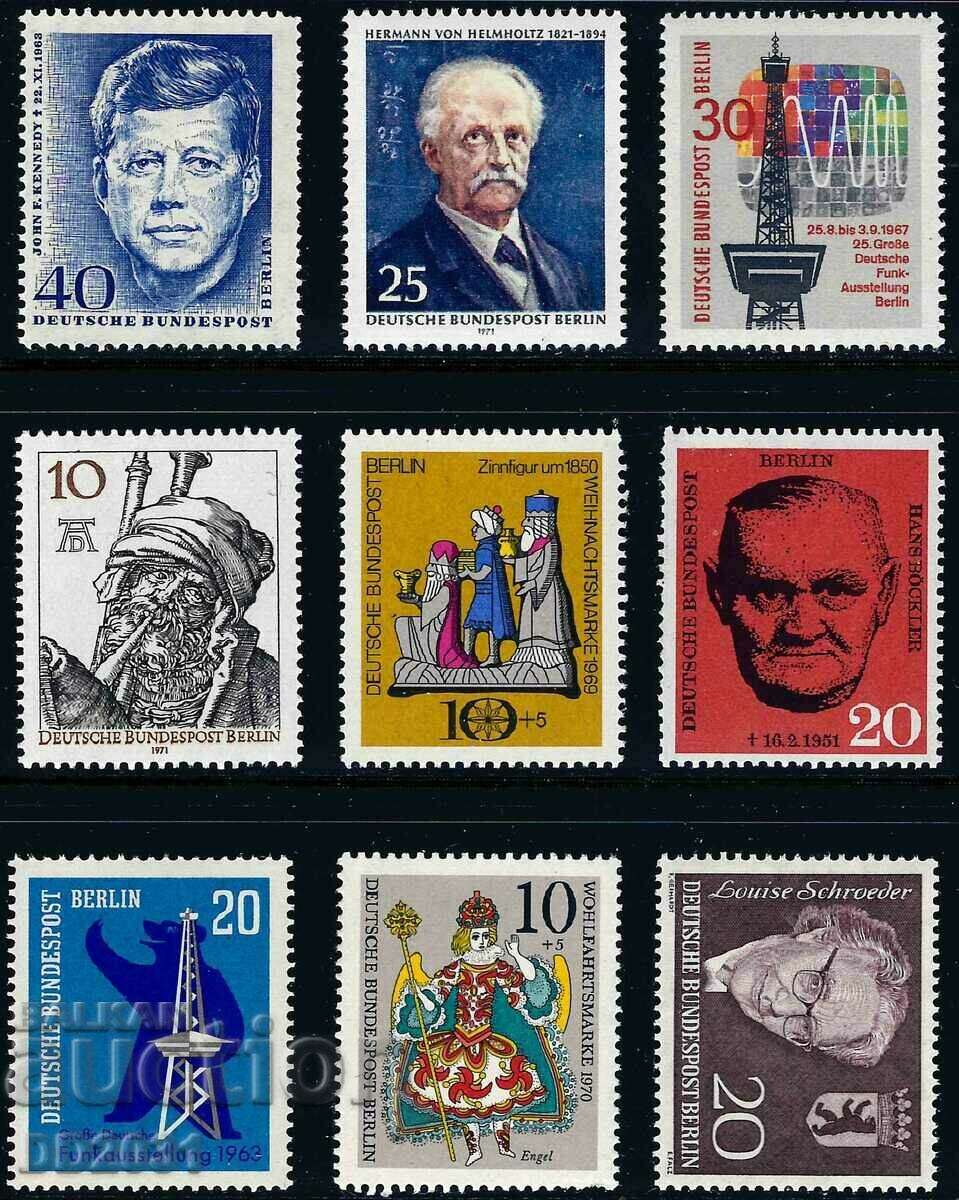 Germania / Berlinul de Vest/1961/71 - lot MNH