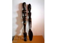 Awesome Huge Fork And Spoon-Wood Carving