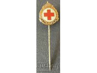 5640 Kingdom of Bulgaria insignia BCHK Red Cross I Served 30 years