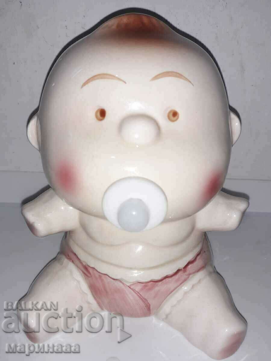 OLD PIGGY BANK WITH LOCK - 6 OLD PIGGY BANK WITH LOCK - 6