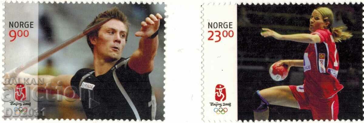 Norvegia 2008 - Jocurile Olimpice Beijing MNH Norvegia 2008 - Jocurile Olimpice Beijing MNH