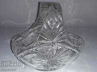 CRYSTAL VASE "BASKET"