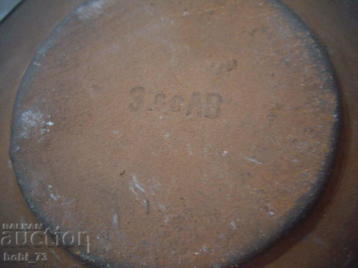 Old ceramic, large ashtray. - 5