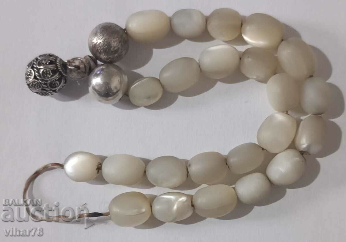 ROZAR PERLA FOARTE VECHI CU BILELE DE ARGINT cu preț € 59.99 | 117.33 BGN