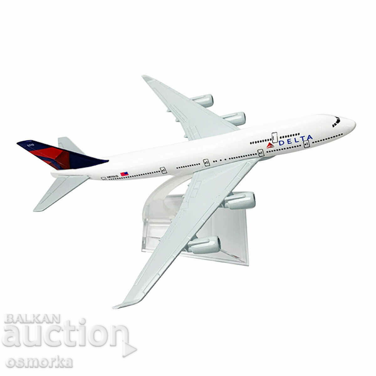 Delivery of Boeing 747 airplane model model metal airliner Delta Delta Delivery of Boeing 747 airplane model model metal airliner Delta Delta