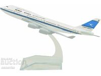 Model de avion Boeing 747 model de avion de linie metalic Kuwait Airways