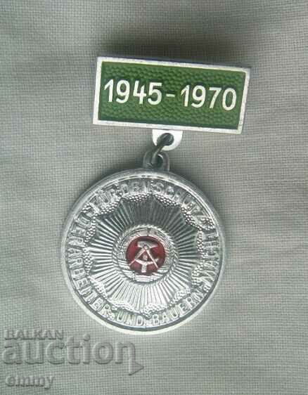 GDR medal 1970 - For the protection of worker-peasant power