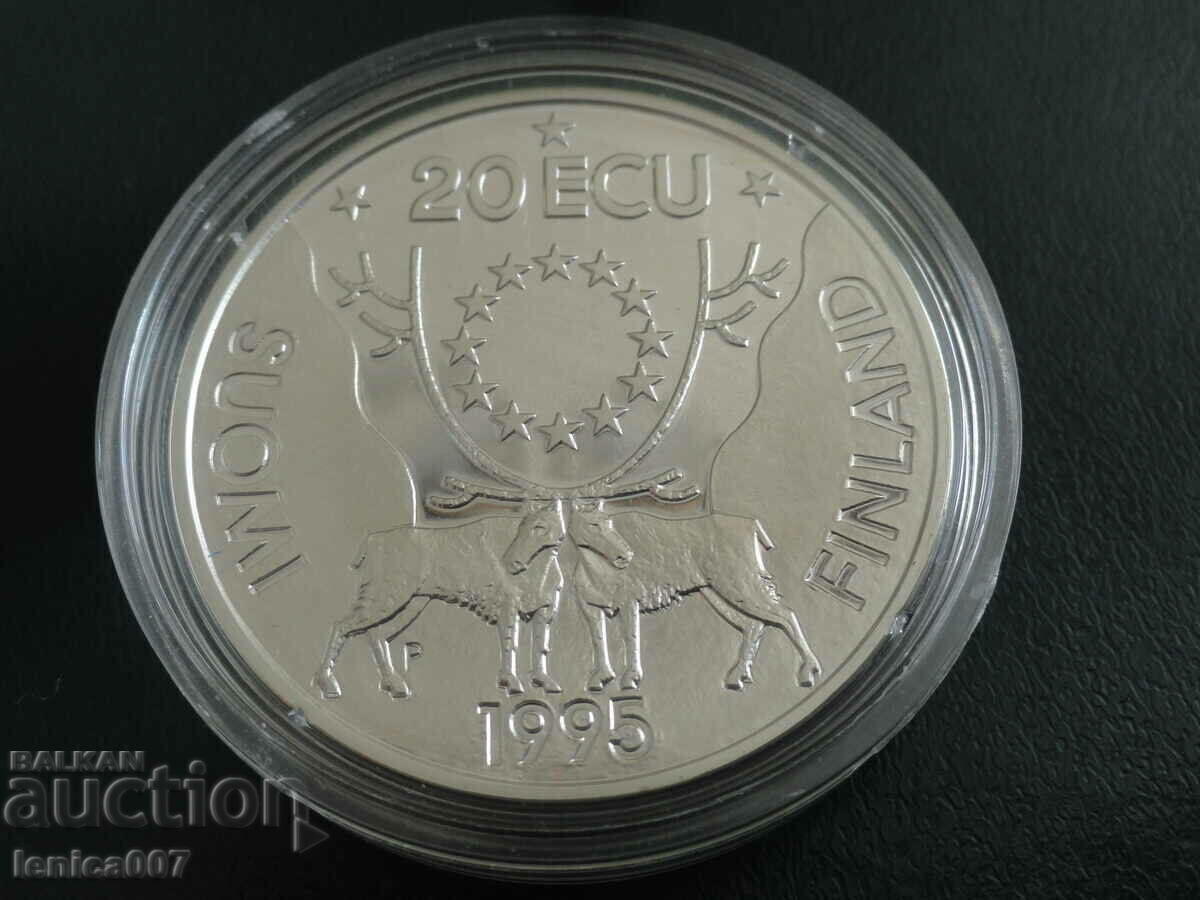 Finland 1995 - 20 ECU, "Johann Ludwig Runeberg" - 6