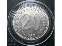 20 динара 1987