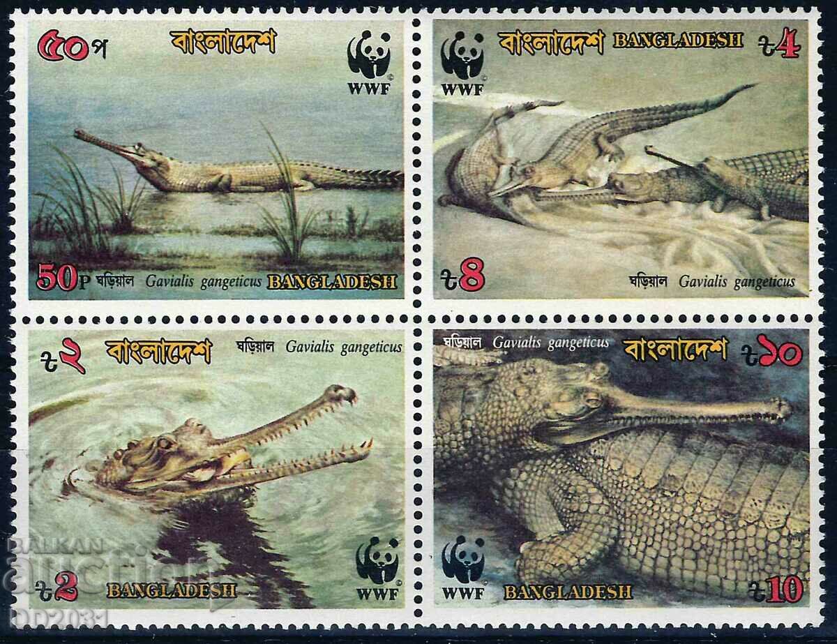 Bangladesh 1990 - crocodiles MNH Bangladesh 1990 - crocodiles MNH
