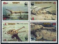 Μπαγκλαντές 1990 - κροκόδειλοι MNH