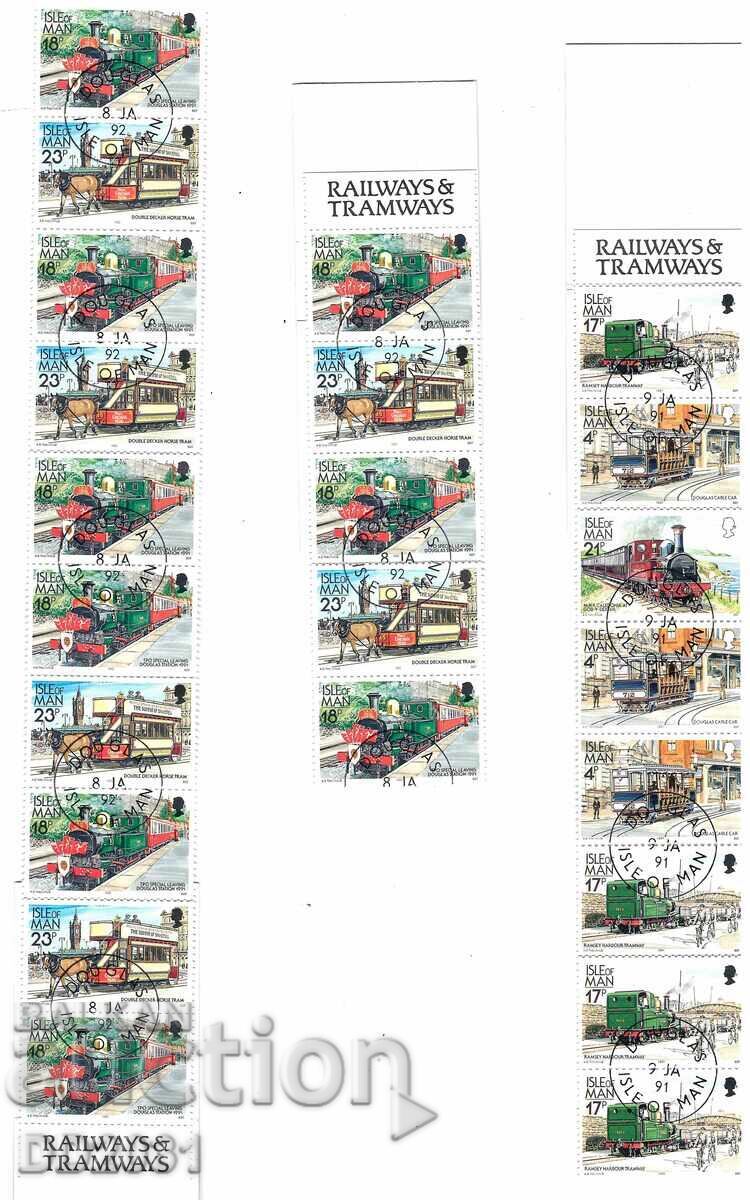 Isle of Man 1991/92 - locomotives 3 carnets with price 5.00 BGN | € 2.56 Isle of Man 1991/92 - locomotives 3 carnets with price 5.00 BGN | € 2.56