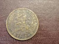 1929 год 2 1/2  цента Холандия