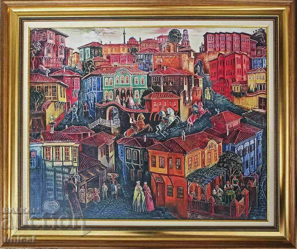 „Vechiul Plovdiv” Tsanko Lavrenov, pictură