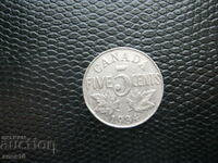 Канада   5  цент    1934