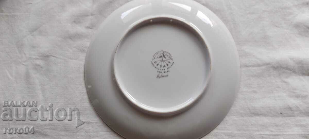 PORCELAIN PLATE - 24K GOLD - 5