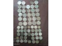 LOT OF SILVER COINS 50 and 20 BGN 1930-1934 READ THE DESCRIPTION