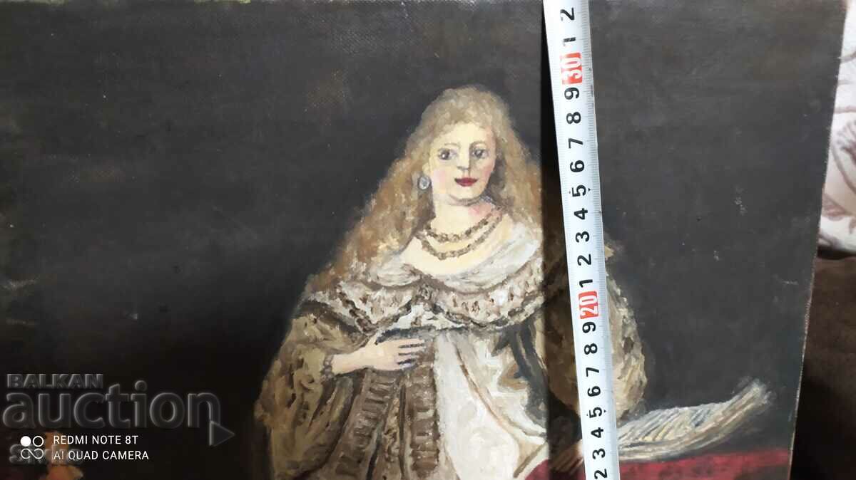 Auction Picture Aristocrat with his palace lady, oil on canvas Auction Picture Aristocrat with his palace lady, oil on canvas