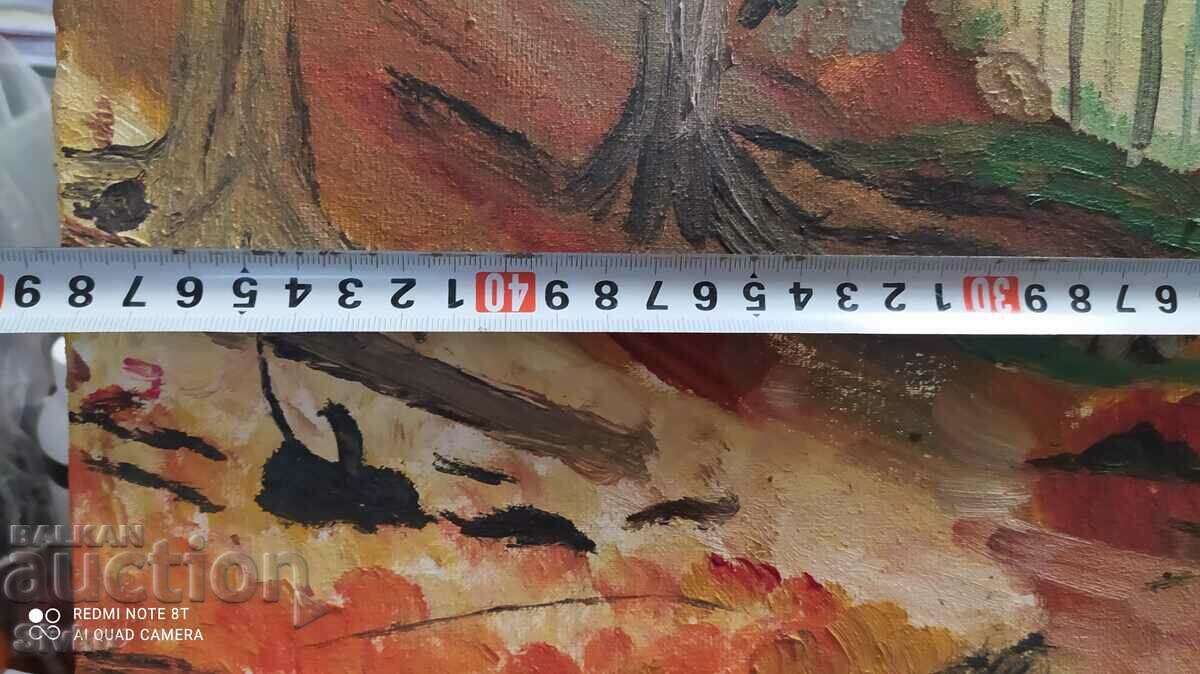 Painting, forest, oil, canvas with price 29.99 BGN | € 15.33 Painting, forest, oil, canvas with price 29.99 BGN | € 15.33