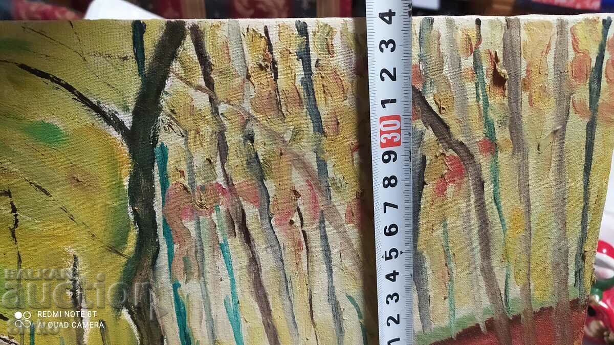 Auction Painting, forest, oil, canvas Auction Painting, forest, oil, canvas