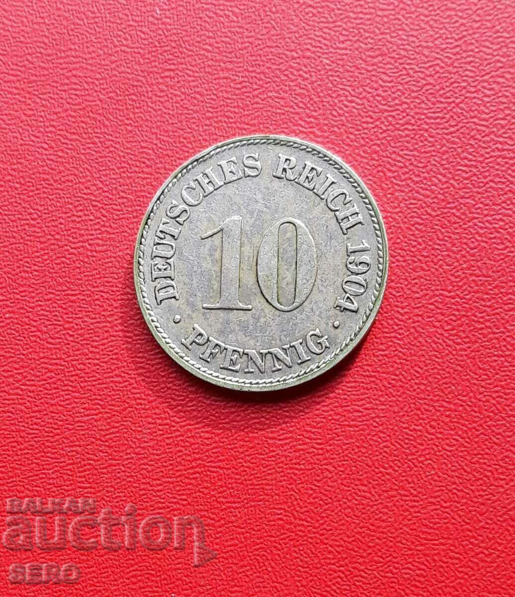 Γερμανία-10 Pfennig 1904 D-Munich