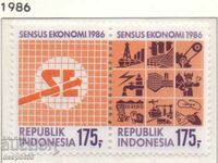 1986. Indonezia. Recensământul economic.
