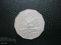 Fiji 50 cents 1975