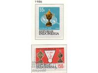 1986. Indonezia. Cupa Thomas și Uber - Badminton.