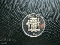 Jamaica 20 cents 1974 proof