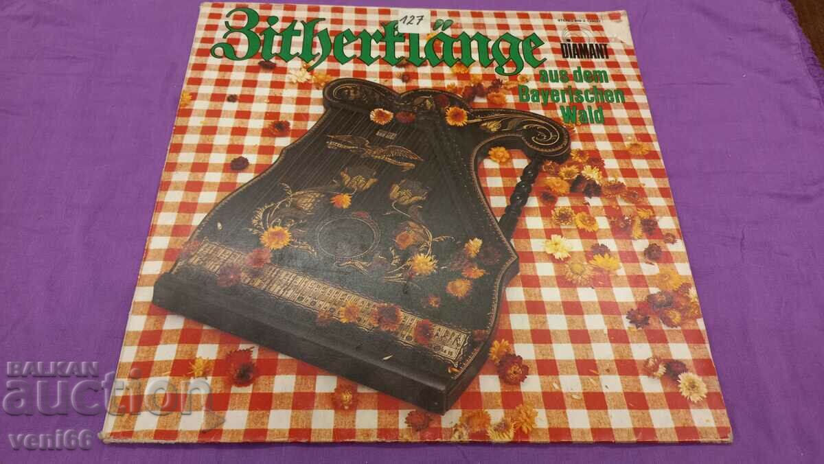 Disc de gramofon - Citara din muntele bavarez
