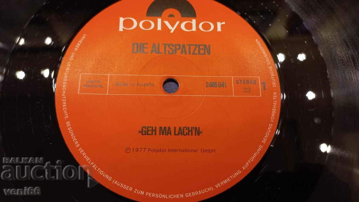 Auction Gramophone record - Geh,Ma lachen Auction Gramophone record - Geh,Ma lachen