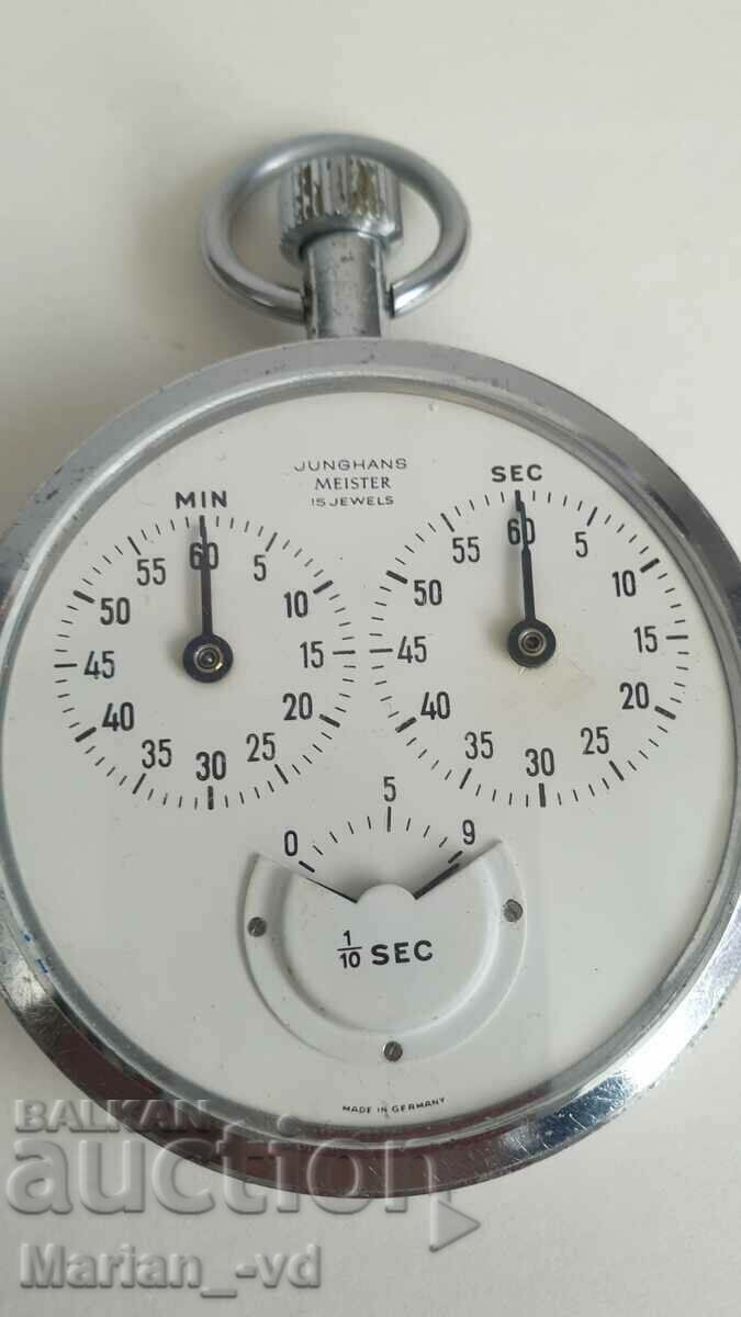 Auction Junghans Meister chronometer, 15 jewels Auction Junghans Meister chronometer, 15 jewels