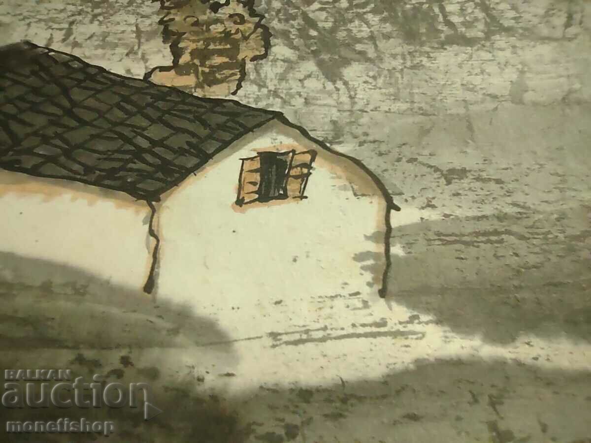 Huge Japanese lithograph - 6