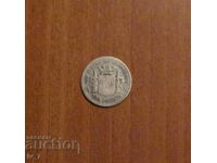 1 PESETA 1870, Spain - Silver