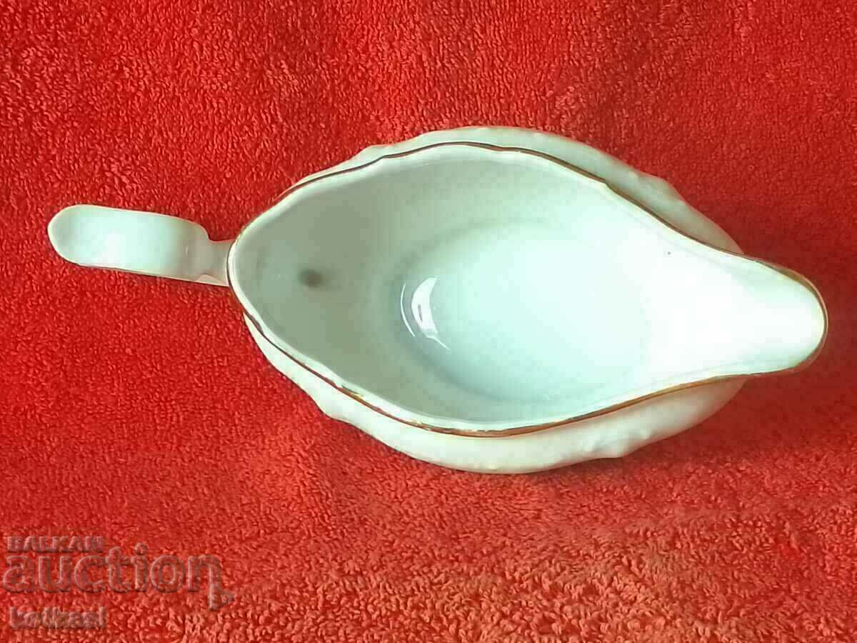 Old Bulgarian porcelain Sociera gilding - 6 Old Bulgarian porcelain Sociera gilding - 6