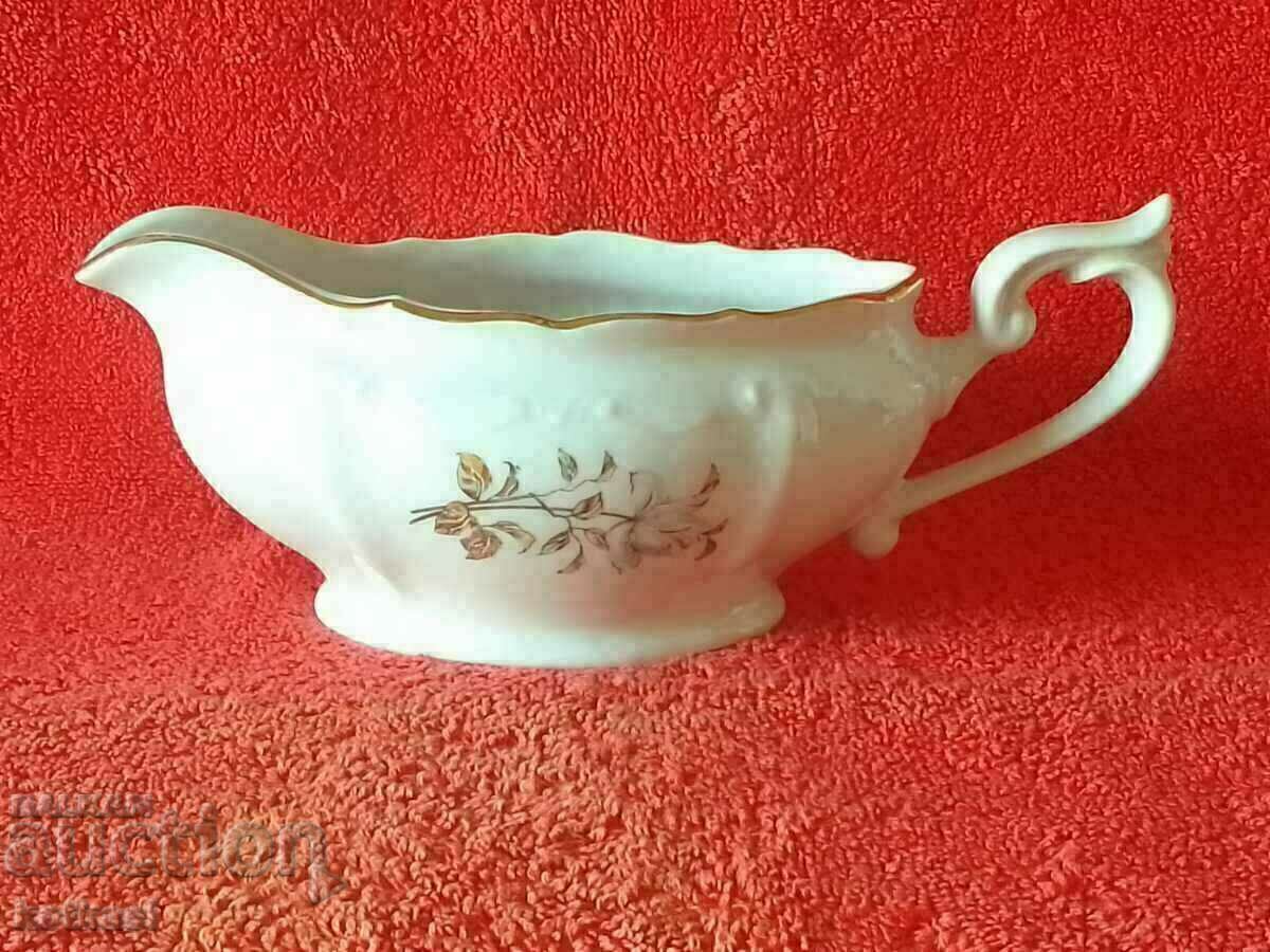 Old Bulgarian porcelain Sociera gilding Old Bulgarian porcelain Sociera gilding