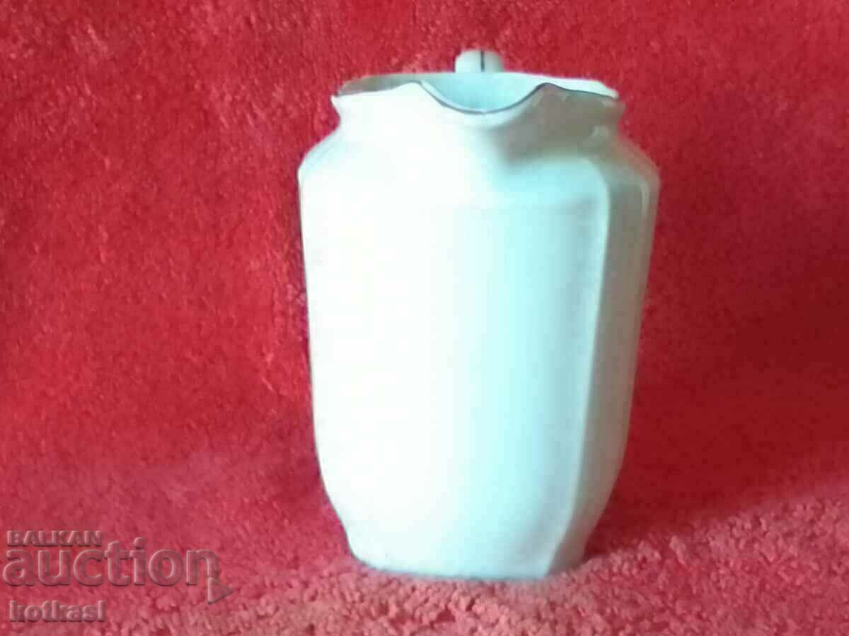 Old Bulgarian porcelain Latiera marked with price 10.50 BGN | € 5.37 Old Bulgarian porcelain Latiera marked with price 10.50 BGN | € 5.37